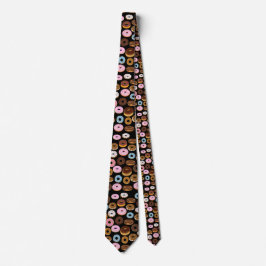 Doughnut Neck Tie Black Krawatte