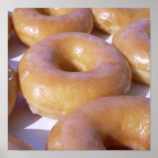 Doughnut on Canvas Poster (Vorne)