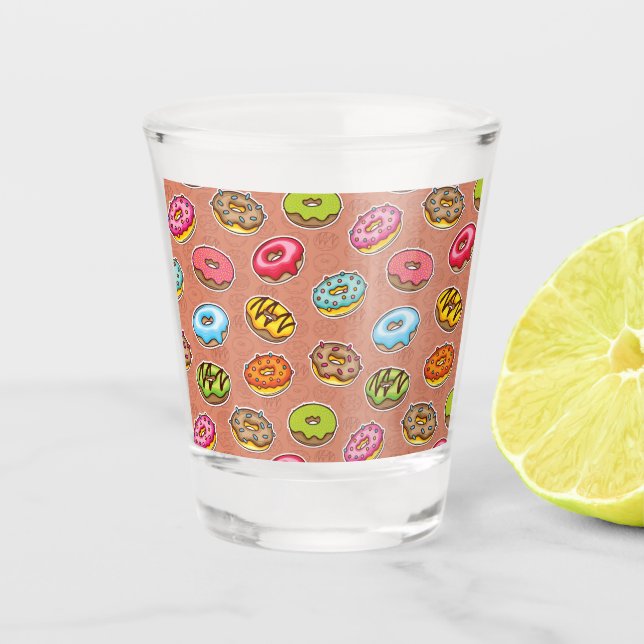 Doughnut Schnapsglas (Vorderseite)