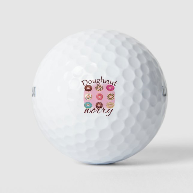 Doughnut Worry Golfball (Vorderseite)