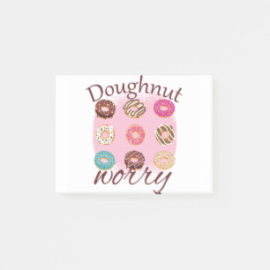 Doughnut Worry Post-it Klebezettel