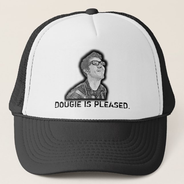 Dougie ist erfreut truckerkappe (Vorderseite)