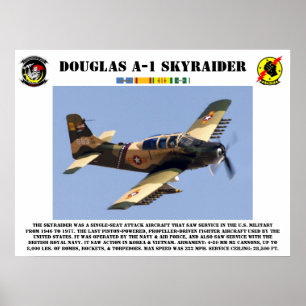 Douglas A-1 Skyraider Poster