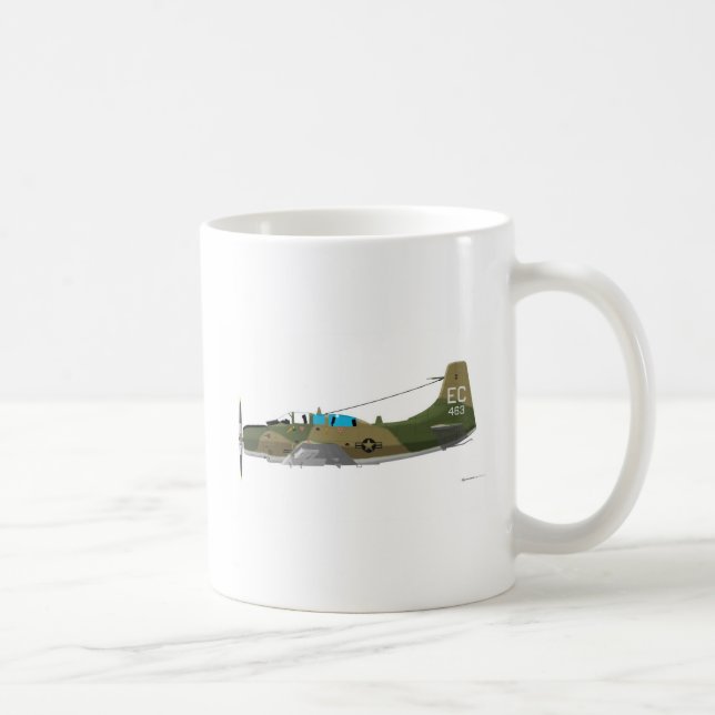 Douglas A-1E Skyraider Kaffeetasse (Rechts)