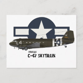 Douglas C-47 Skytrain Postkarte