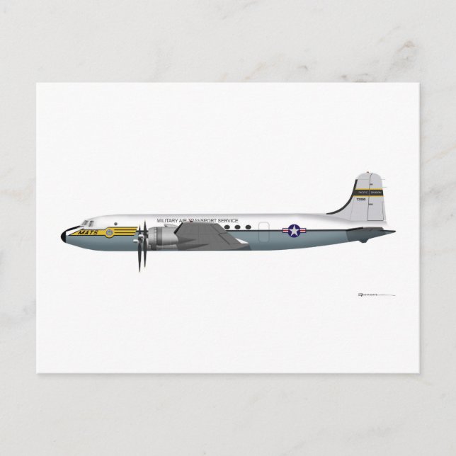 Douglas C-54 Skymaster 72500 Postkarte (Vorderseite)