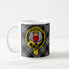 Douglas Cimier "AVANT" sur Grey Douglas Tartan Mug