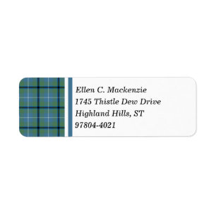 Douglas Clan Ancient Light Blue Tartan