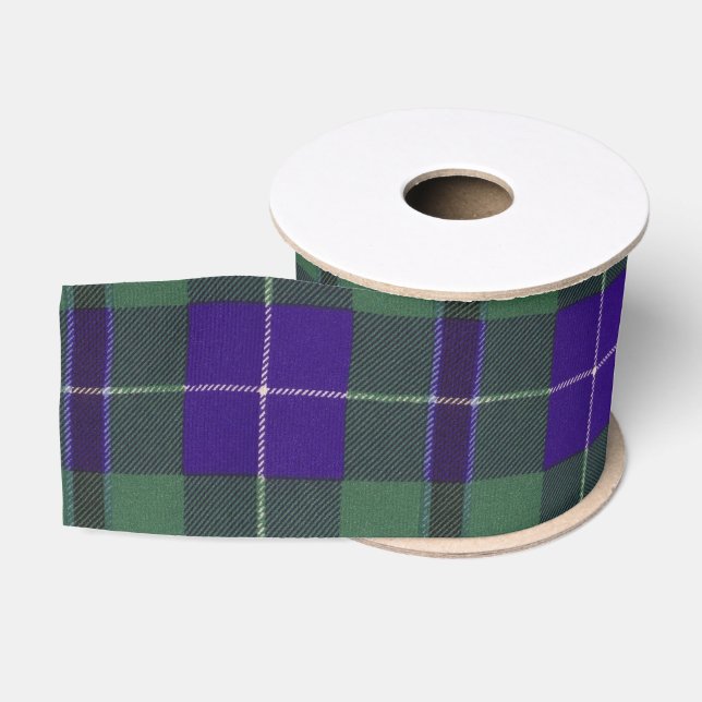 Douglas-Clan karierter schottischer Tartan Ripsband (Spule)