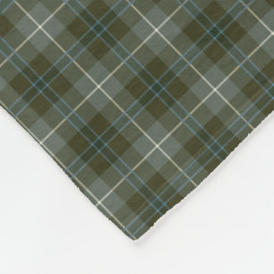 Douglas-Clan Loden grüner WiedergabeTartan Fleecedecke