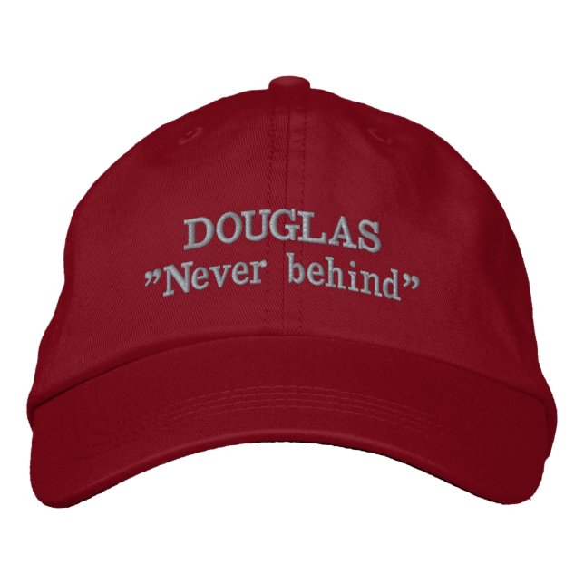 Douglas Clan Motto bestickter Hut (Vorderseite)