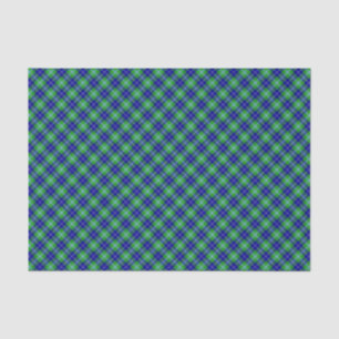 Douglas Clan Scottish Tartan Kariert Pattern Seidenpapier