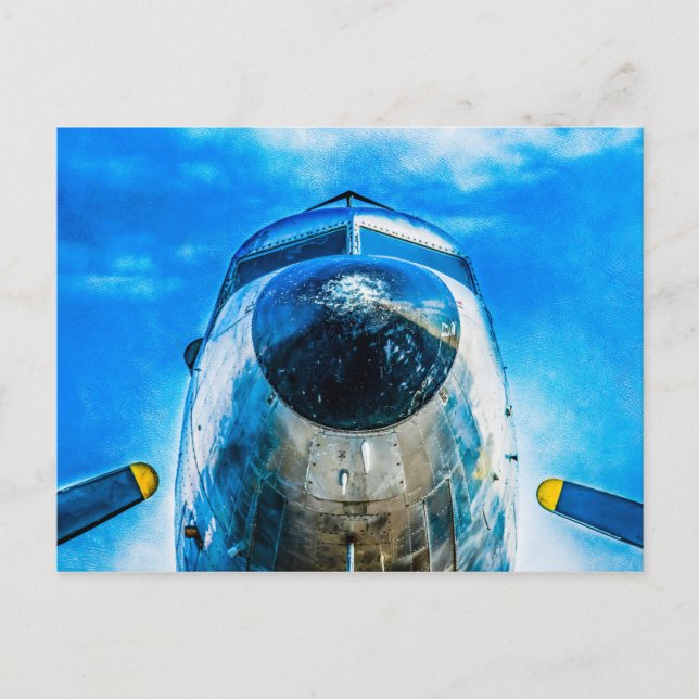 Douglas DC-3 Aircraft Postkarte (Vorderseite)