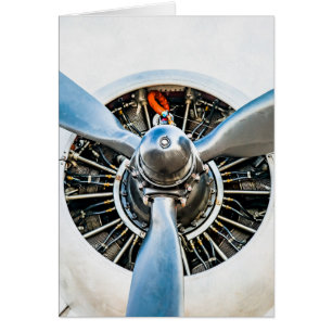 Douglas DC-3 Flugzeug. Propeller