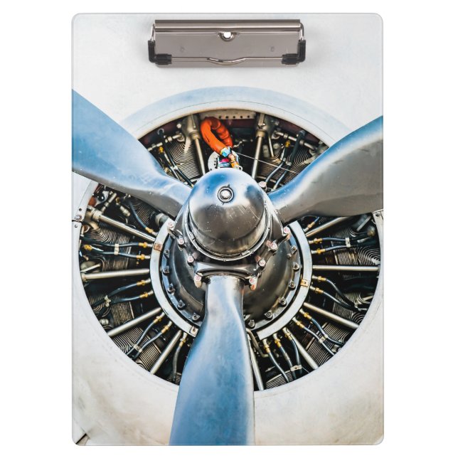 Douglas DC-3 Flugzeug. Propeller Klemmbrett (Vorderseite)