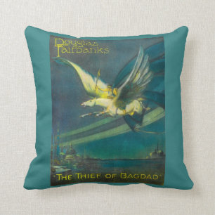 Douglas Fairbanks Dieb von Bagdad Poster Pillow Kissen