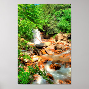 Douglas Falls, West Virginia Poster