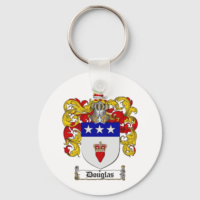 DOUGLAS-FAMILIENWAPPEN - DOUGLAS-WALDBUCH SCHLÜSSELANHÄNGER (Vorderseite)