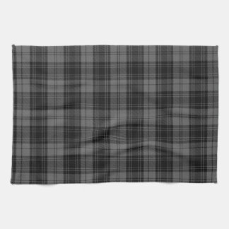 Douglas grauer Tartan-kariertes Handtuch