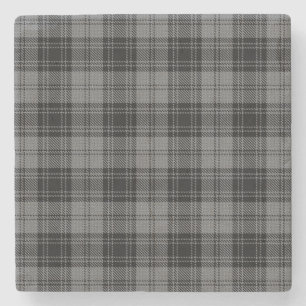 Douglas grey Tartan Steinuntersetzer