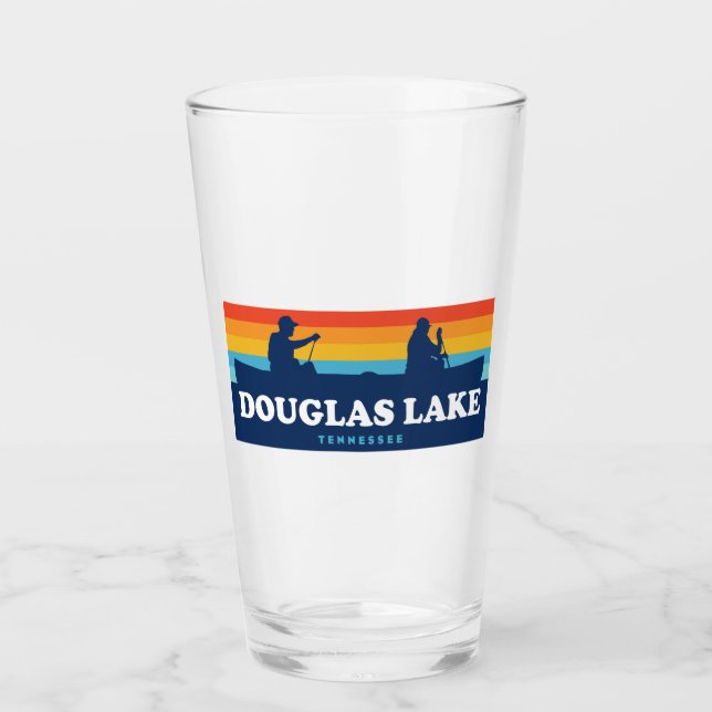 Douglas Lake Tennessee Canoe Glas (Vorderseite)
