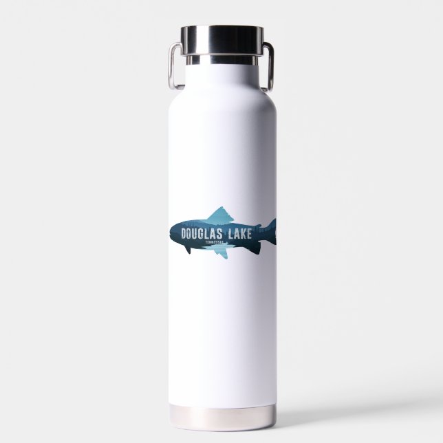 Douglas Lake Tennessee Fish Trinkflasche (Vorne)