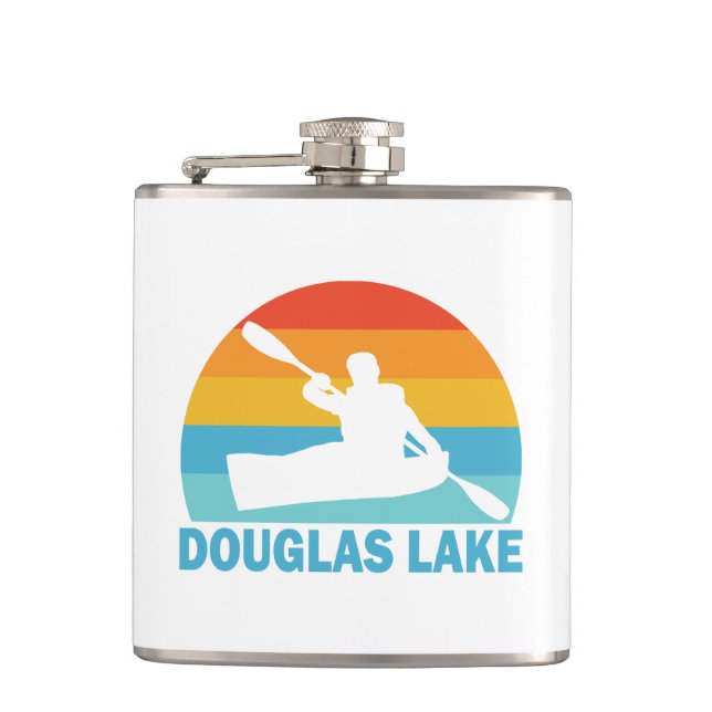 Douglas Lake Tennessee Kayak Flachmann (Vorderseite)