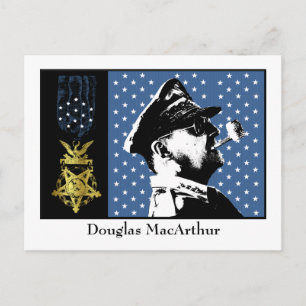 Douglas MacArthur - Medal of Honor Winner Postkarte