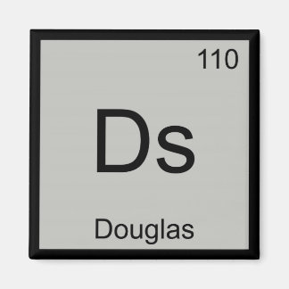 Douglas Name Chemie Element Periodensystem Magnet