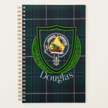 Douglas-Schottischer-Clan-Tartan & Wappen