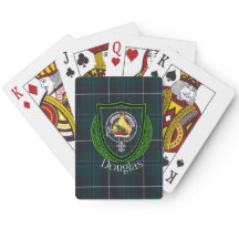Douglas-Schottischer-Clan-Tartan & -Wappen