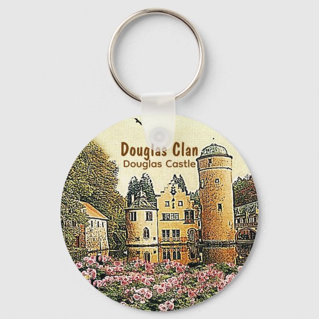 Douglas Scottish Clan's Douglas Castle Schlüsselanhänger (Vorderseite)