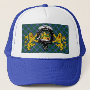 Douglas Scottish Tartan & Abzeichen Trucker Hat Truckerkappe