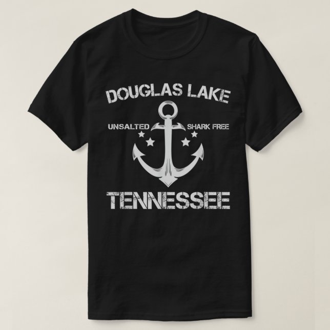 DOUGLAS SEE TENNESSEE Funny Fishing Camping Sommer T-Shirt (Design vorne)