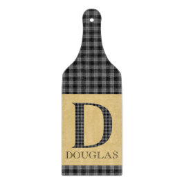 Douglas Tartan Monogram D Cutting Board Schneidebrett