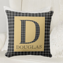Douglas Tartan Monogram D