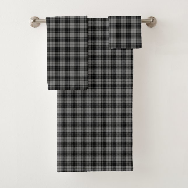 Douglas tartan noir gris plaid (En situation)