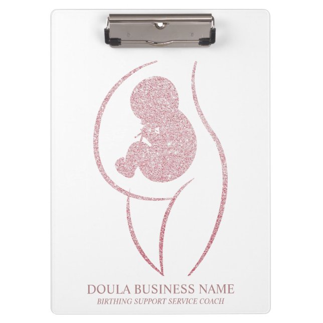 Doula & Birth Coach Custom Klemmbrett (Vorderseite)