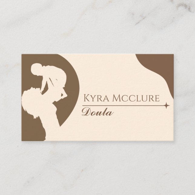 Doula Business Card Visitenkarte (Vorderseite)