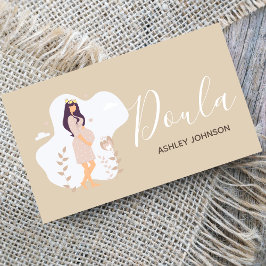Doula einfache minimale saubere Pastel Ruhe entspa Visitenkarte
