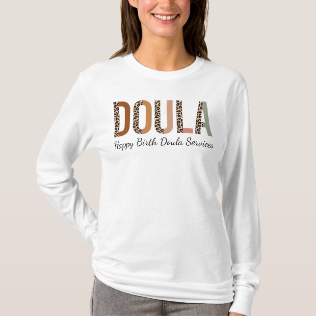 Doula, Geschenk für Doula, Geburtsarbeiter, benutz T-Shirt (Vorderseite)