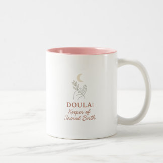 Doula Geschenk für Geburtstagsfeiern oder vielen D Zweifarbige Tasse