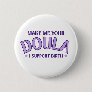 Doula, Hebamme, Geburtsunterstützung, Geburtsschal Button