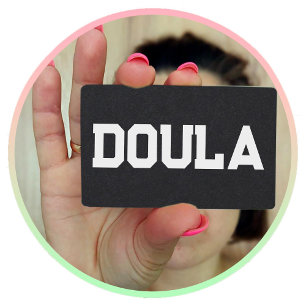 Doula Midfrau Scannable QR Visitenkarte
