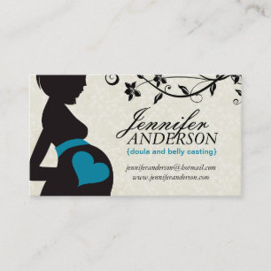 Doula, Midfrau und Bly Casting Business Cards Visitenkarte