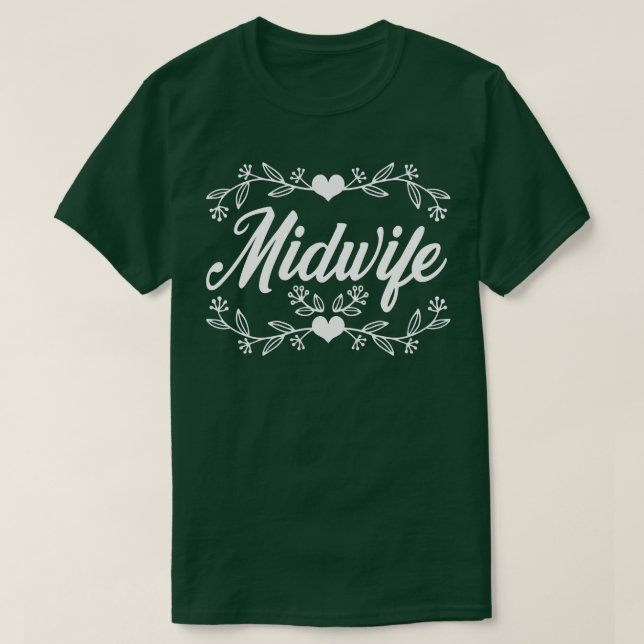 Doula Pregnancy Support Midwifery Baby Catcher Mid T-Shirt (Design vorne)