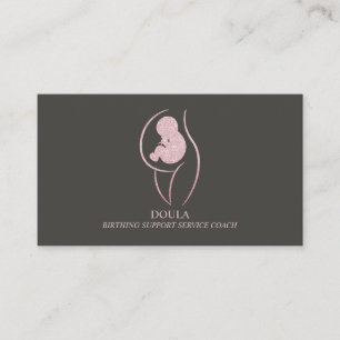 Doula Schwangerschaft Mutter Hebamme Geburtscoach Visitenkarte