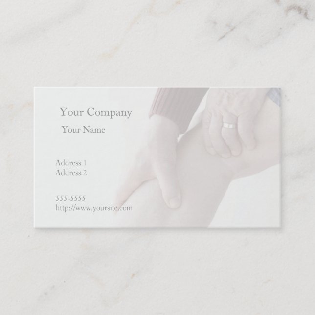 douleur à l'arrière du carte de visite de la jambe (Devant)