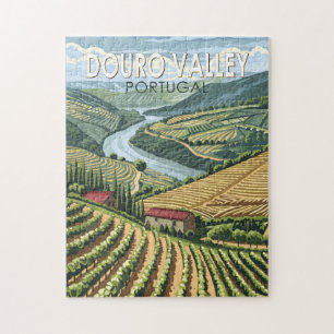 Douro-Tal Portugal Reise Kunst Vintage