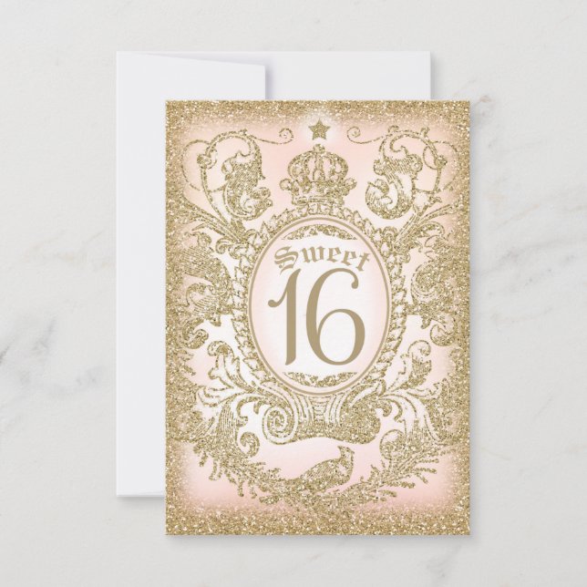Doux 16 Il était une fois Princesse NO RSVP (Devant)